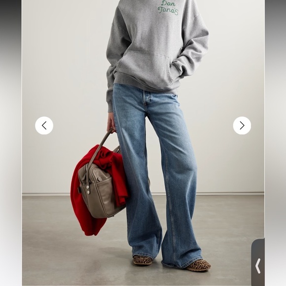 Re/Done Denim - RE/DONE 70s Ultra high-rise wide-leg jeans